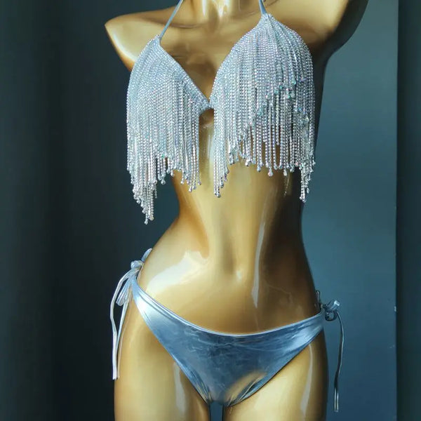 i più nuovi costumi da bagno bikini in cristallo 2022 con diamanti biquini costumi da bagno bikini con diamanti costumi da bagno popolari costumi da bagno con strass bikini