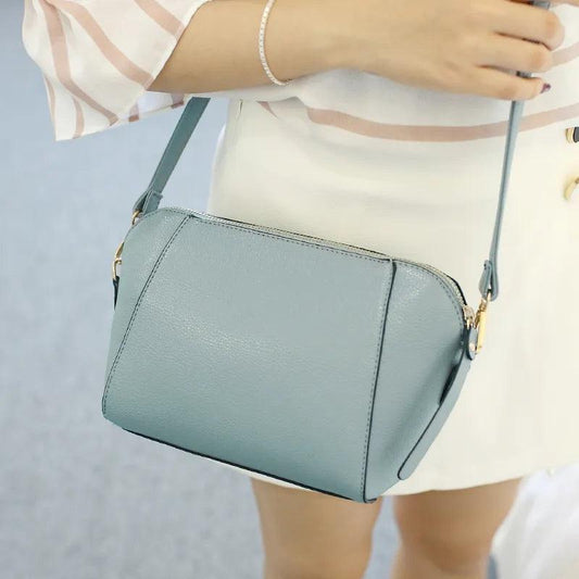 SUOAI 2022 New Summer Style Women Shell Bags Fashion Pu Female Shoulder Bag Girls Party Messenger Bags
