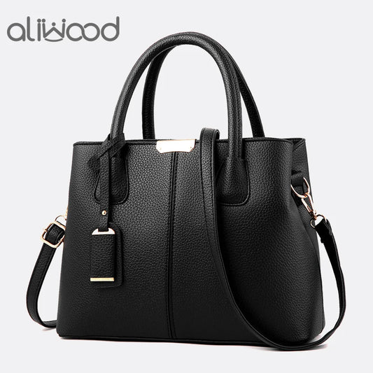 Aliwood New Simple Women bag PU Leather handbags Ladies Shoulder bag Females Tote Messenger bags Crossbody Bags Bolsas Feminina