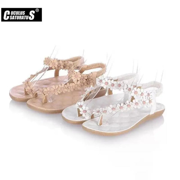 Cuculus 2022 Women Sandals Summer Style Bling Bowtie Fashion Peep Toe Jelly Shoes Sandal Flat Shoes Woman 3 Colors 01F669